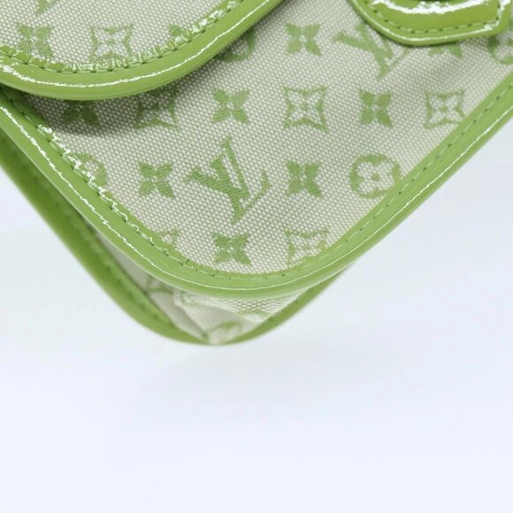 LOUIS VUITTON Monogram Mini Trousse Marie Kate Pouch Green M92935 Auth 73086SA - Picture 3 of 14